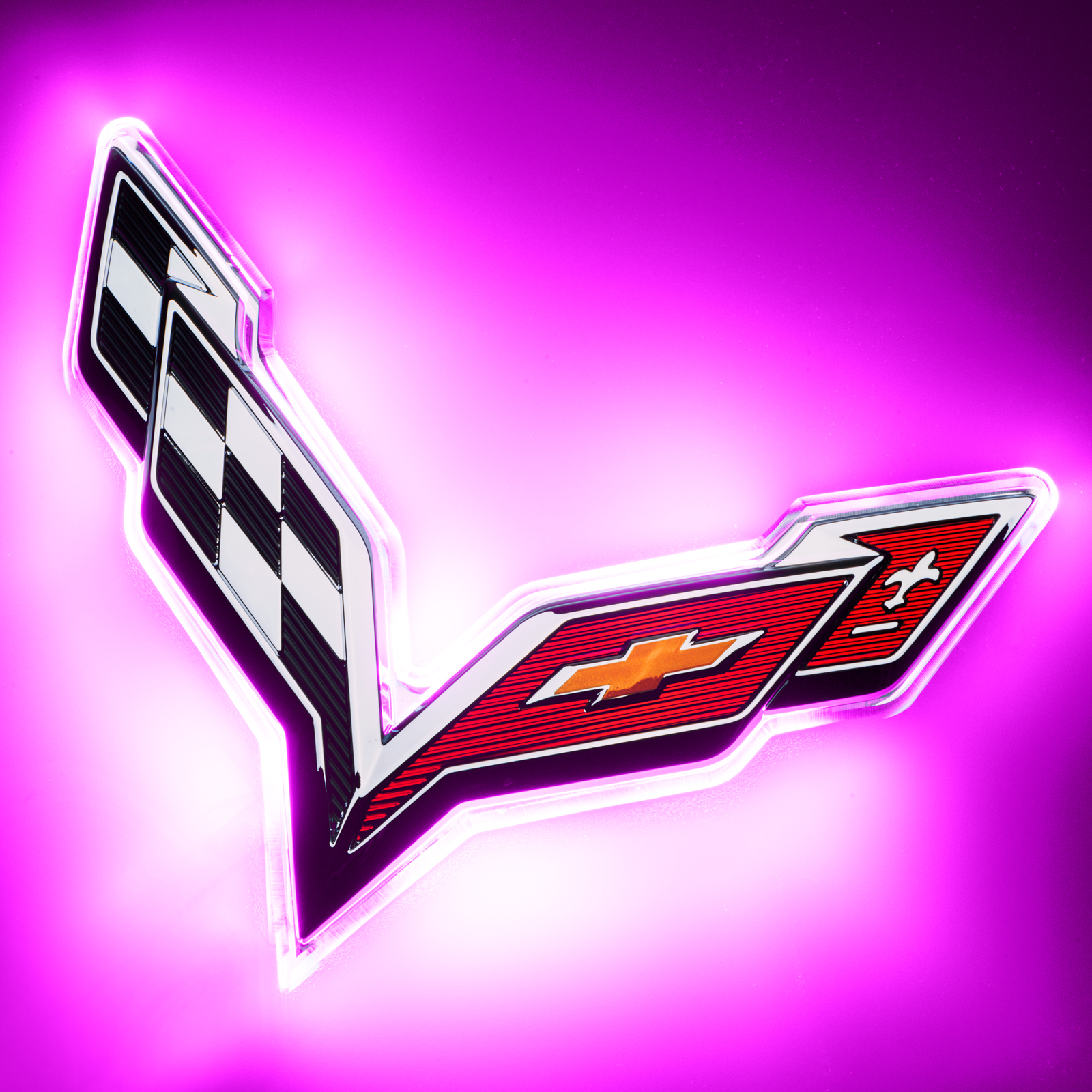 3655-009 - Corvette C7 Rear Illuminated Emblem - Dual Intensity